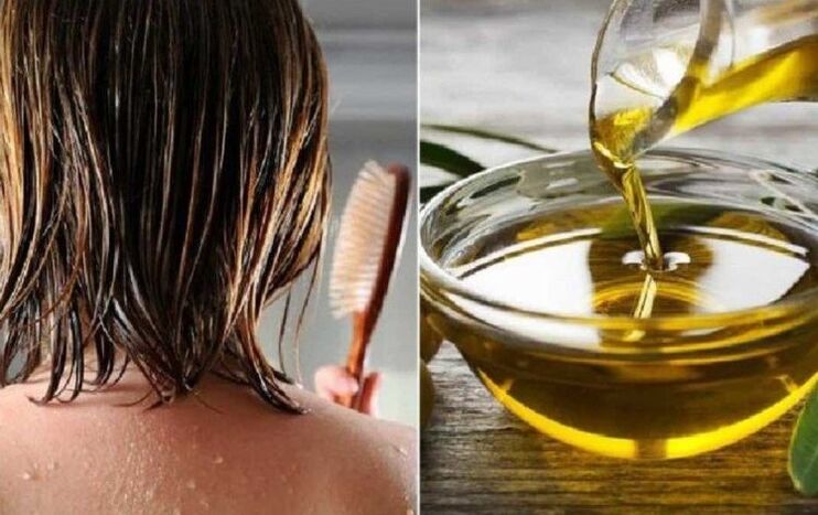 Hair hook olive oil